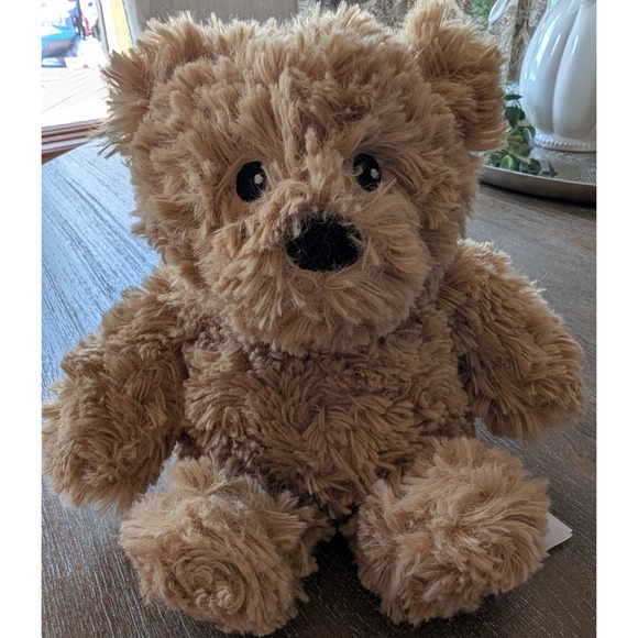Warmies Other - Warmies Junior Brown Curly Bear Microwavable Lavender Scented Weighted Stuff Toy
